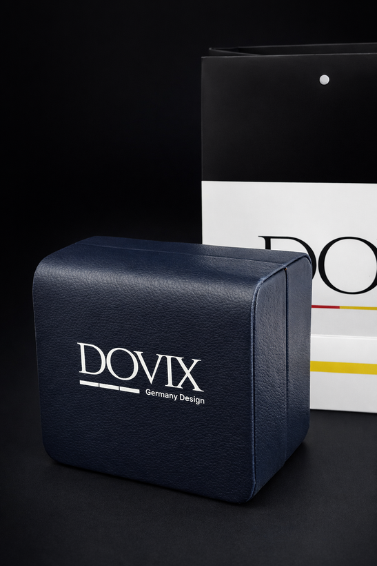 ساعت مردانه بند استیل Dovix با صفحه بافتدار - گالری ساعت