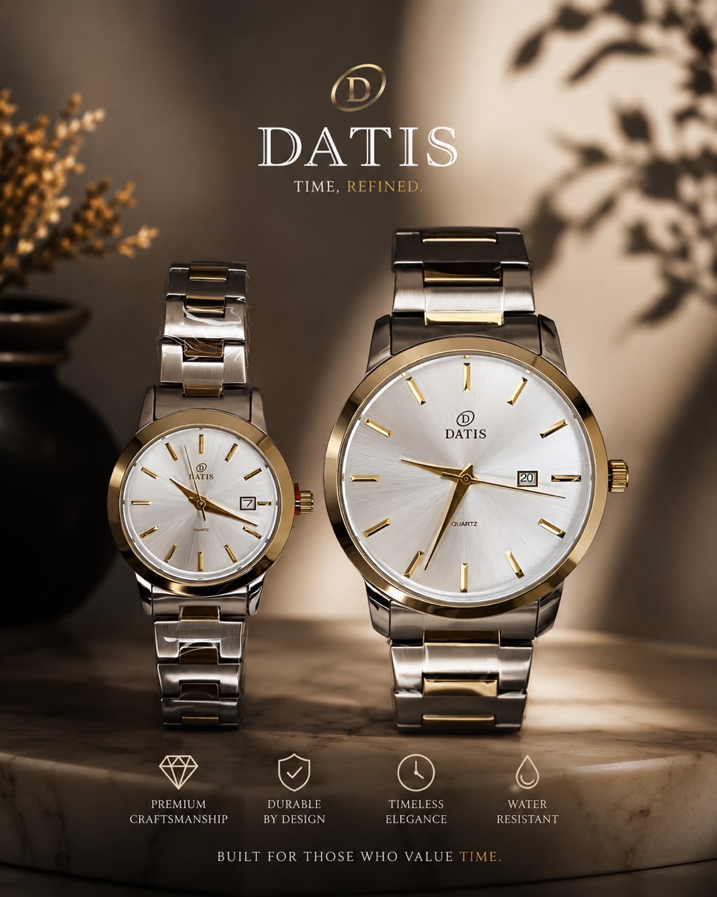ست کلاسیک ازبرند DATIS - گالری ساعت